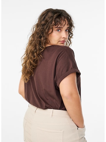 Zizzi Футболка 'Katja' в Коричневый