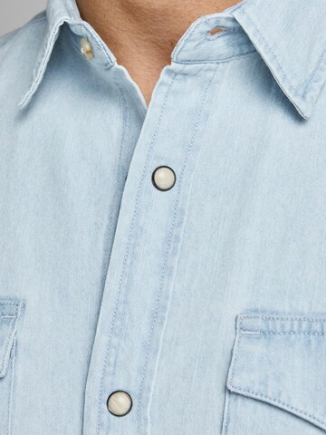 JACK & JONES Regular fit Button Up Shirt 'Sheridan' in Blue