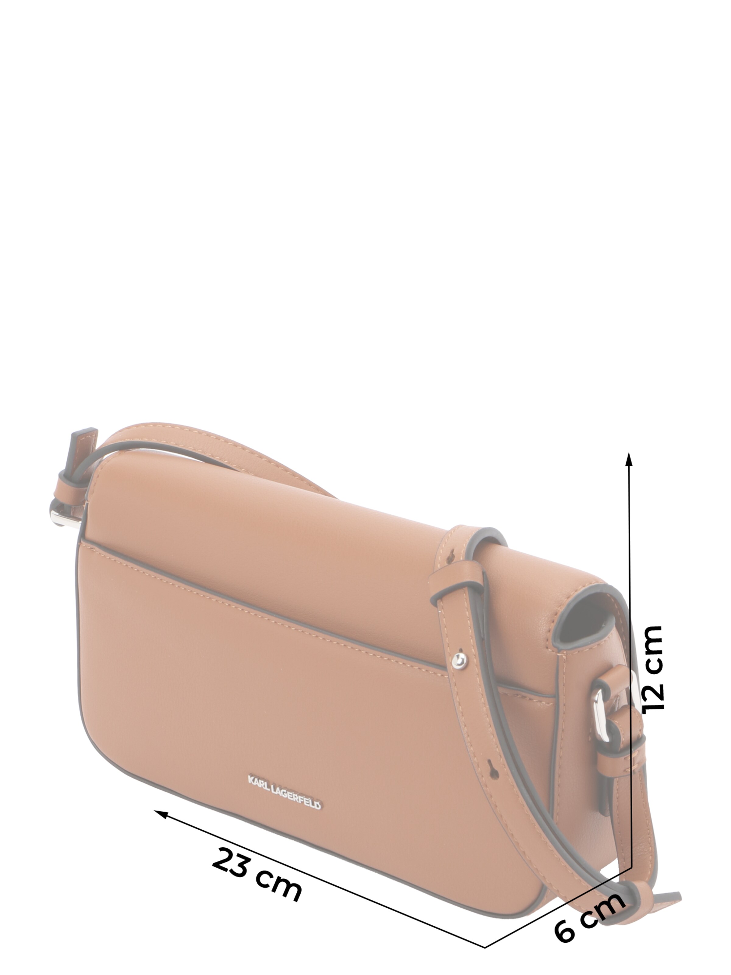 Karl Lagerfeld Válltáska 'K/VILLE' - barna