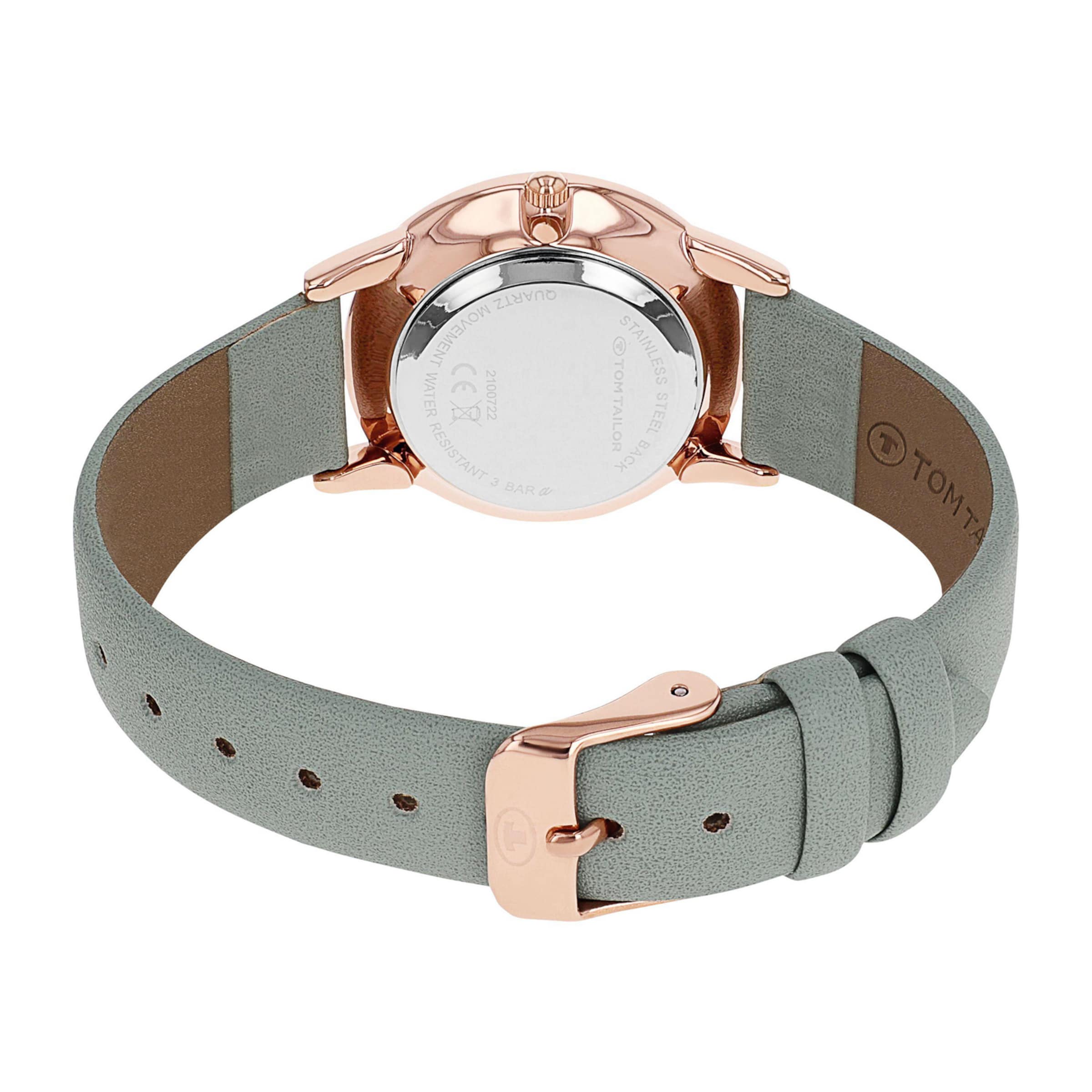 TOM TAILOR Analog Watch in Green