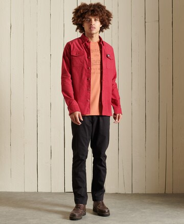 Superdry - Camisa 'Mountain' em laranja