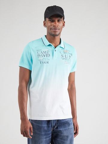 CAMP DAVID Shirt in Blue: front