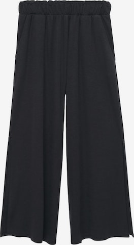 MANGO Wide Leg Hose 'Ray-H' in Schwarz: predná strana