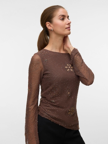 T-shirt 'VMCara' VERO MODA en gris : devant