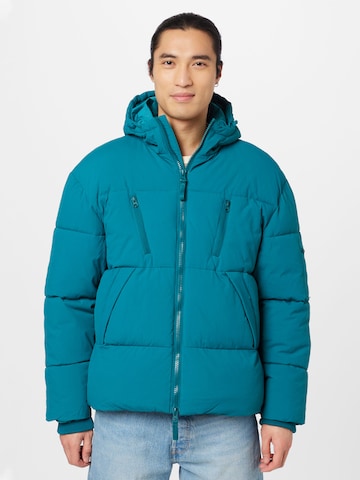 River Island Winter jacket in Blue: front