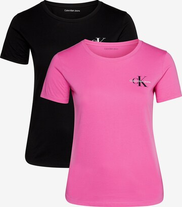 Calvin Klein Jeans Curve T-Shirt in Pink: predná strana