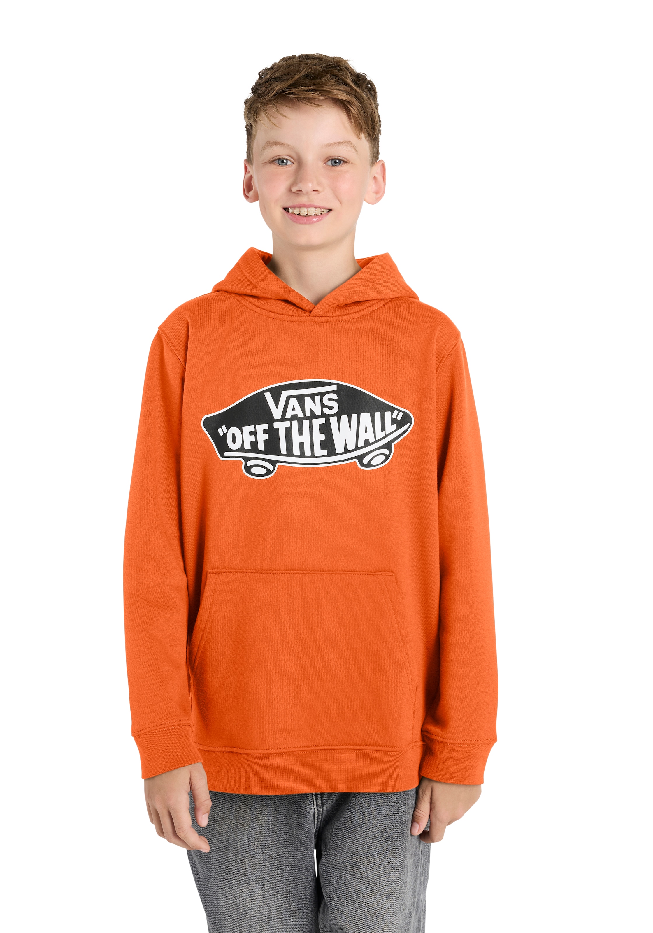 VANS Sweatshirt 'Style 76 PO' in Orange: Vorderseite