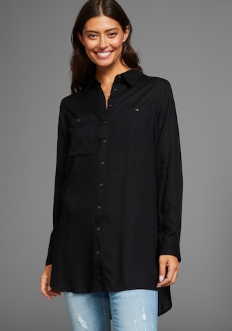 BOYSEN'S Blouse in Black: front
