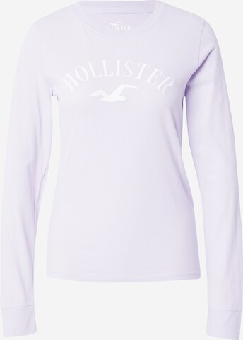 HOLLISTER Μπλουζάκι σε λιλά: μπροστά