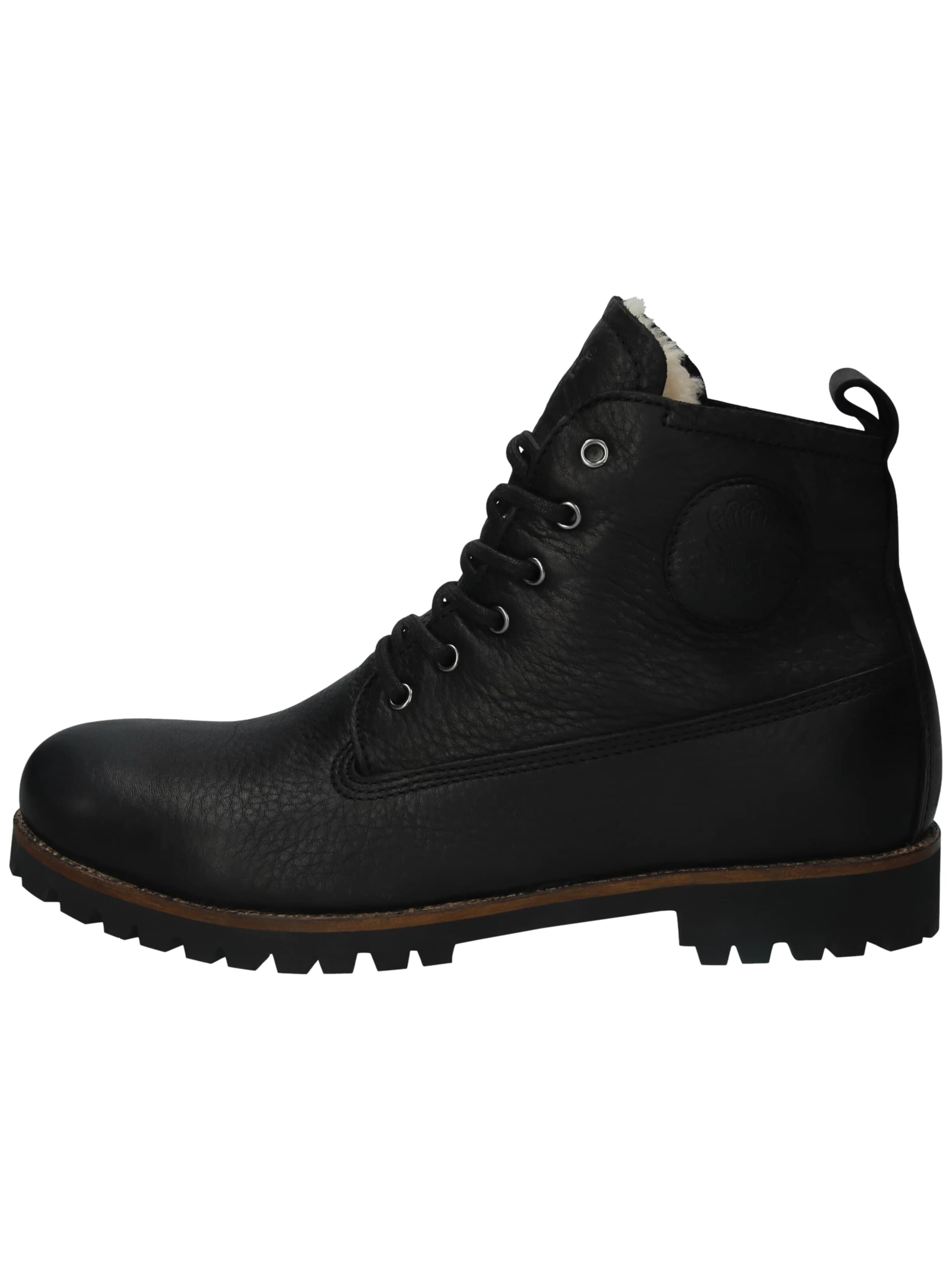 BLACKSTONE Schnürboots 'COLIN' in Schwarz