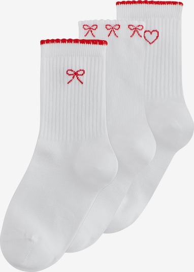 Next Socken in 19-22 in knallrot / weiß, Produktansicht