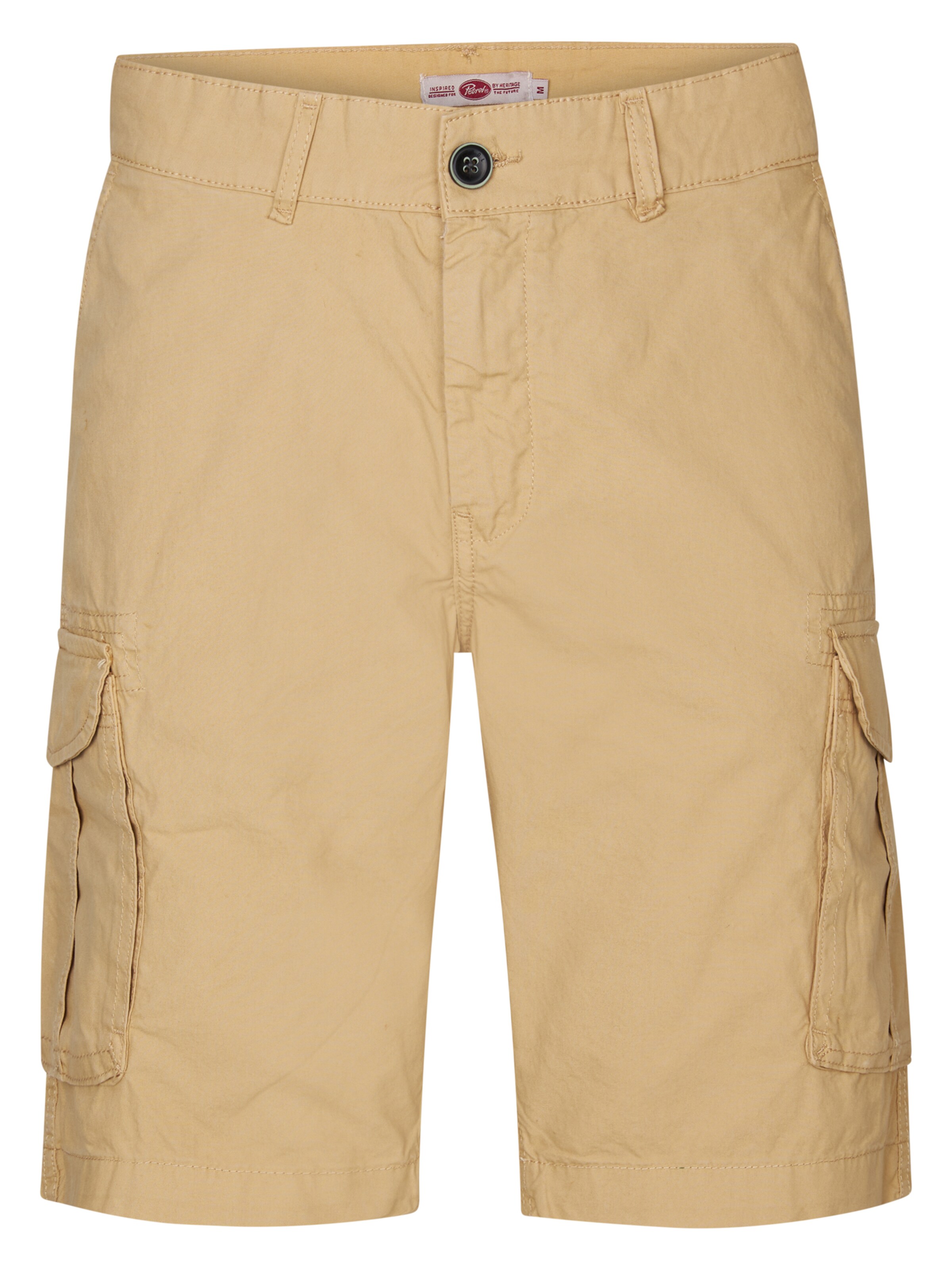 Petrol Industries Regular Cargobroek 'Eli' in Beige: voorkant