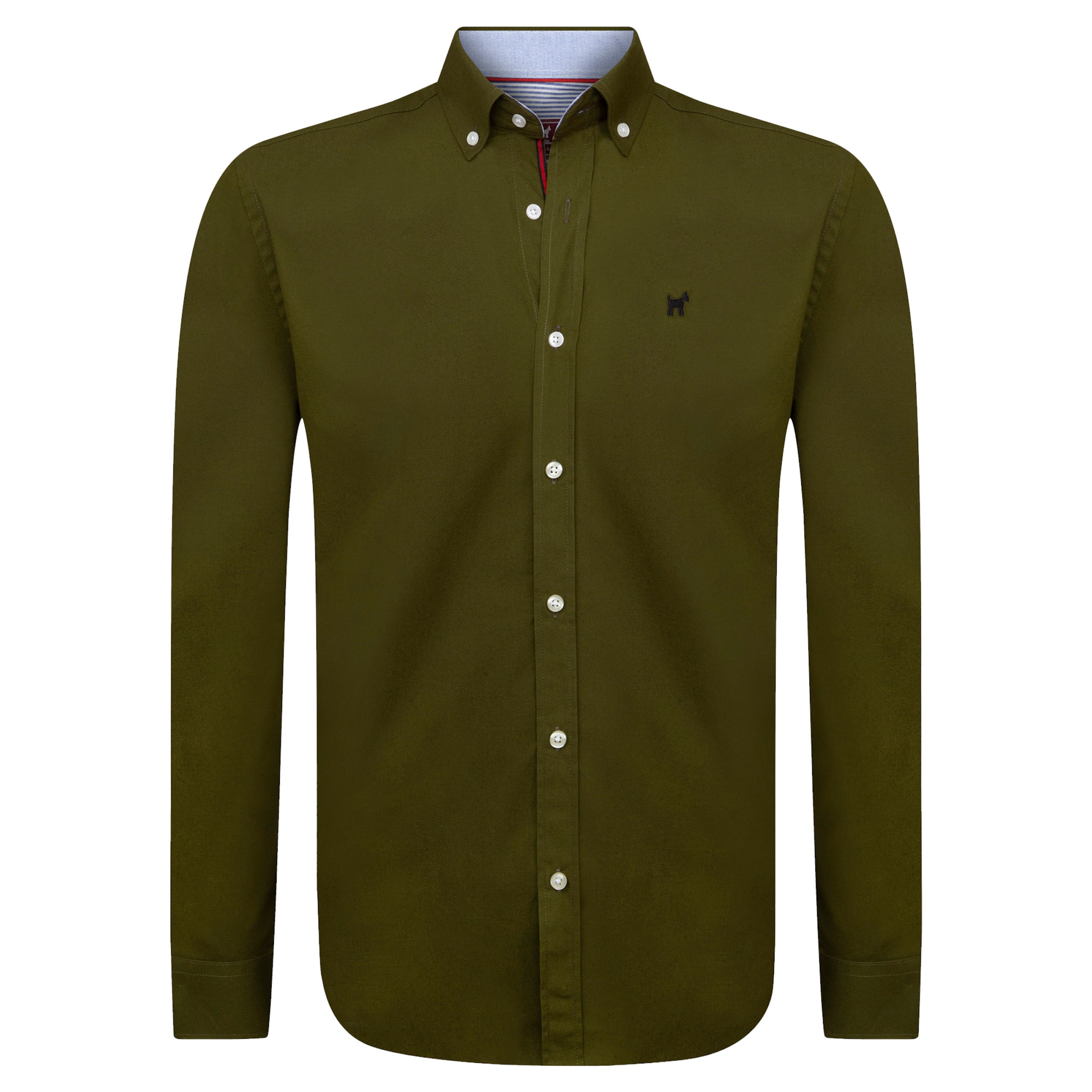 Williot Ajuste regular Camisa en Caqui ABOUT YOU