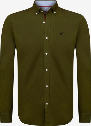 Williot Regular fit Skjorta i grön: framsida