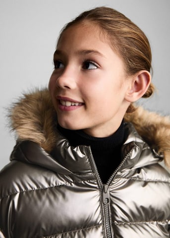 Veste d’hiver MANGO KIDS en argent