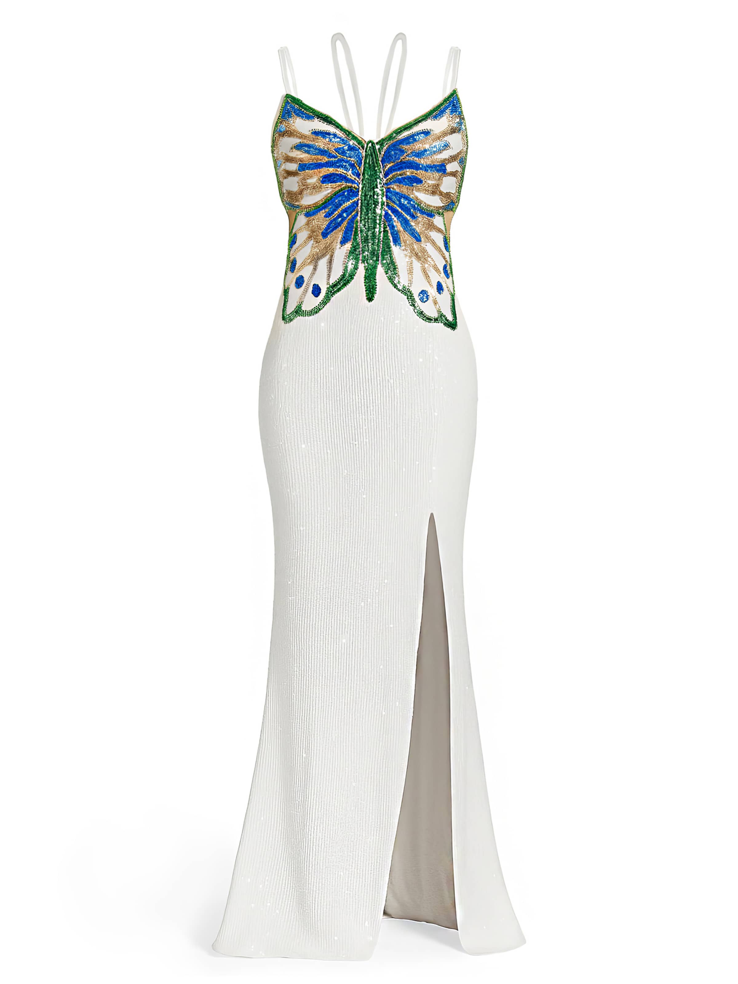 Robe GODDIVA en blanc : devant