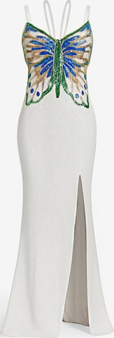 Robe GODDIVA en blanc : devant