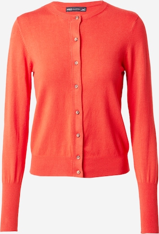 Marks & Spencer Strickjacke in Orange: predná strana