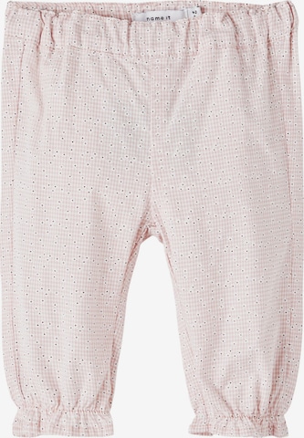 NAME IT Tapered Broek 'DELISE' in Roze: voorkant