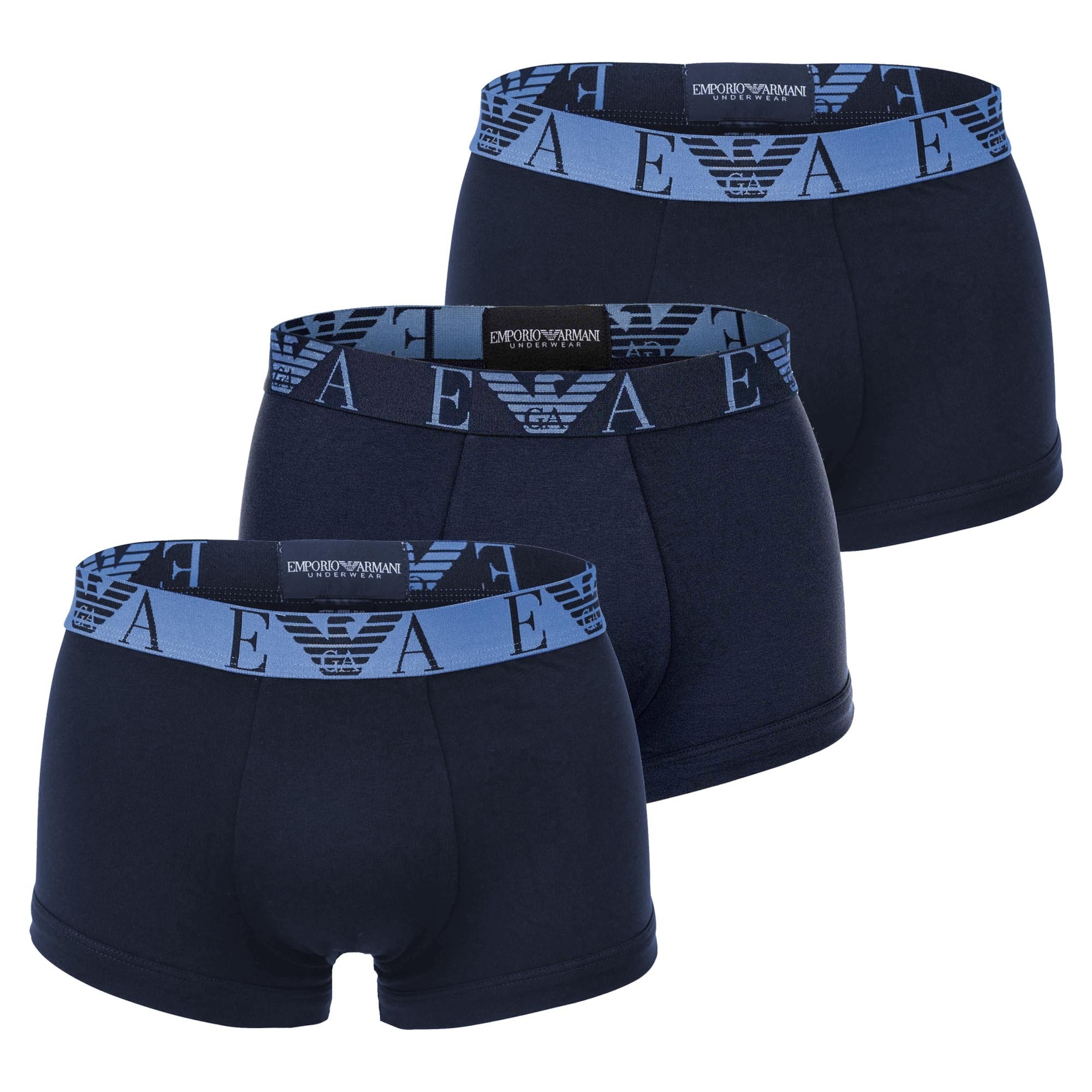 Emporio Armani Boxer shorts in Blue: front