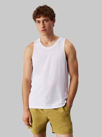 Calvin Klein Swimwear Shirt in Weiß: Vorderseite