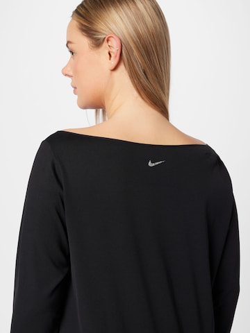 Nike Sportswear Λειτουργικό μπλουζάκι 'LUXE' σε μαύρο