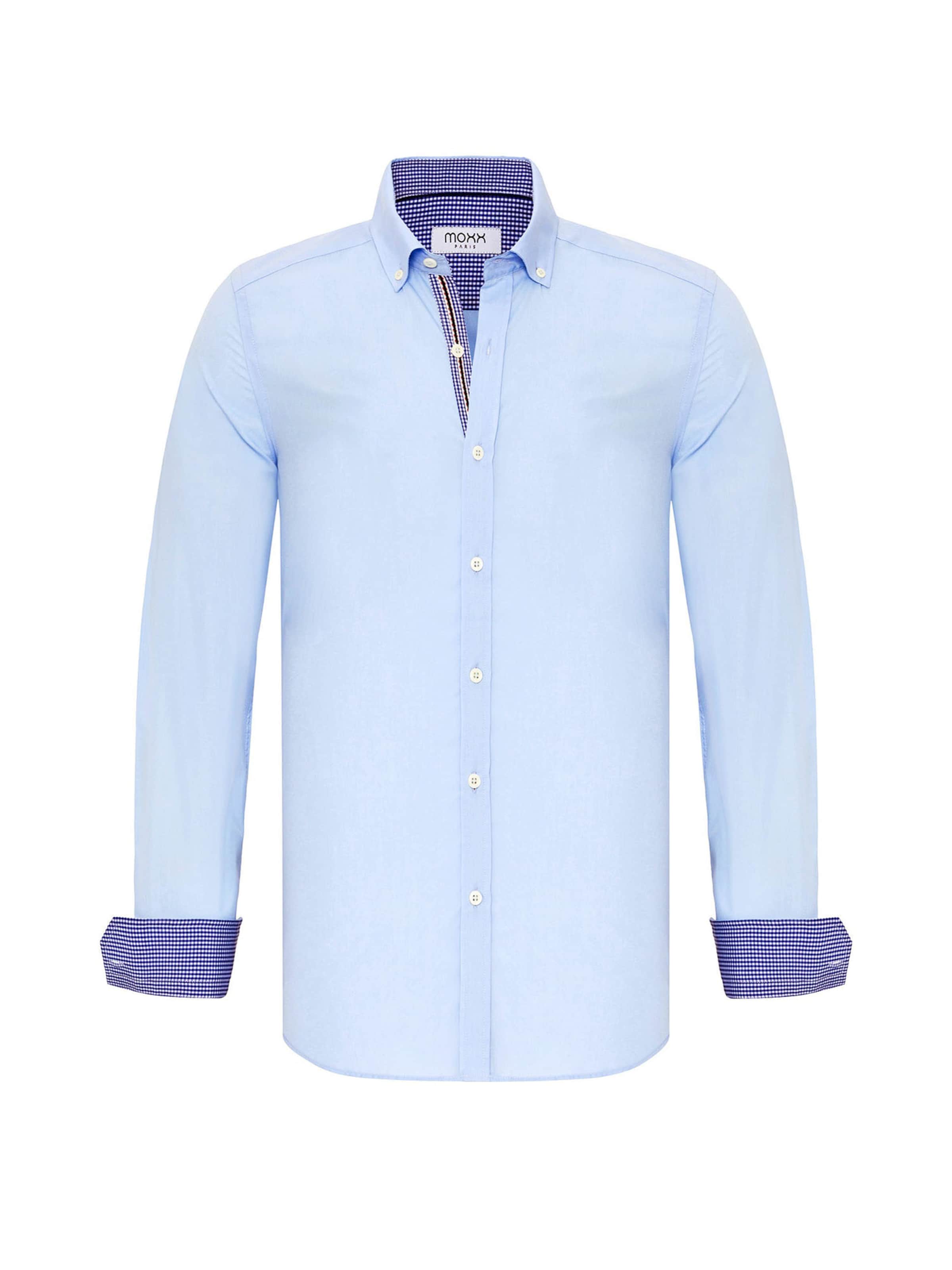 Moxx Paris Regular fit Button Up Shirt in Blue: front