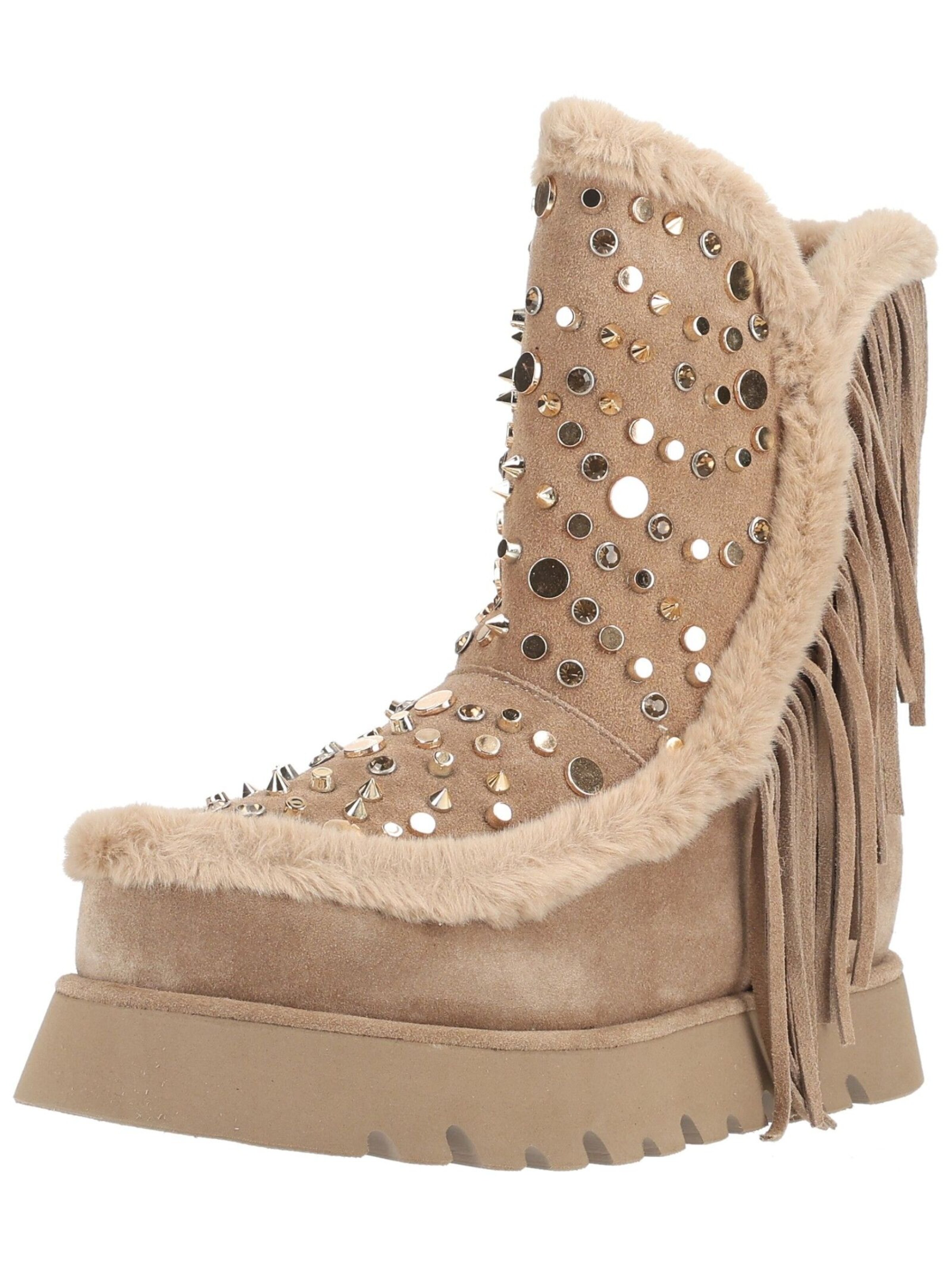 Alma En Pena Boots in Beige: front