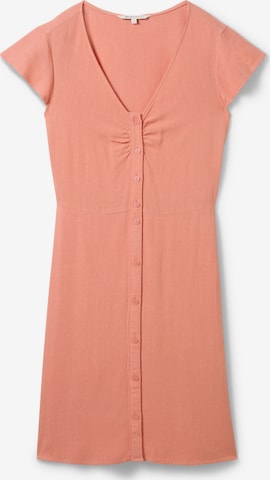 TOM TAILOR DENIM - Vestido em laranja: frente