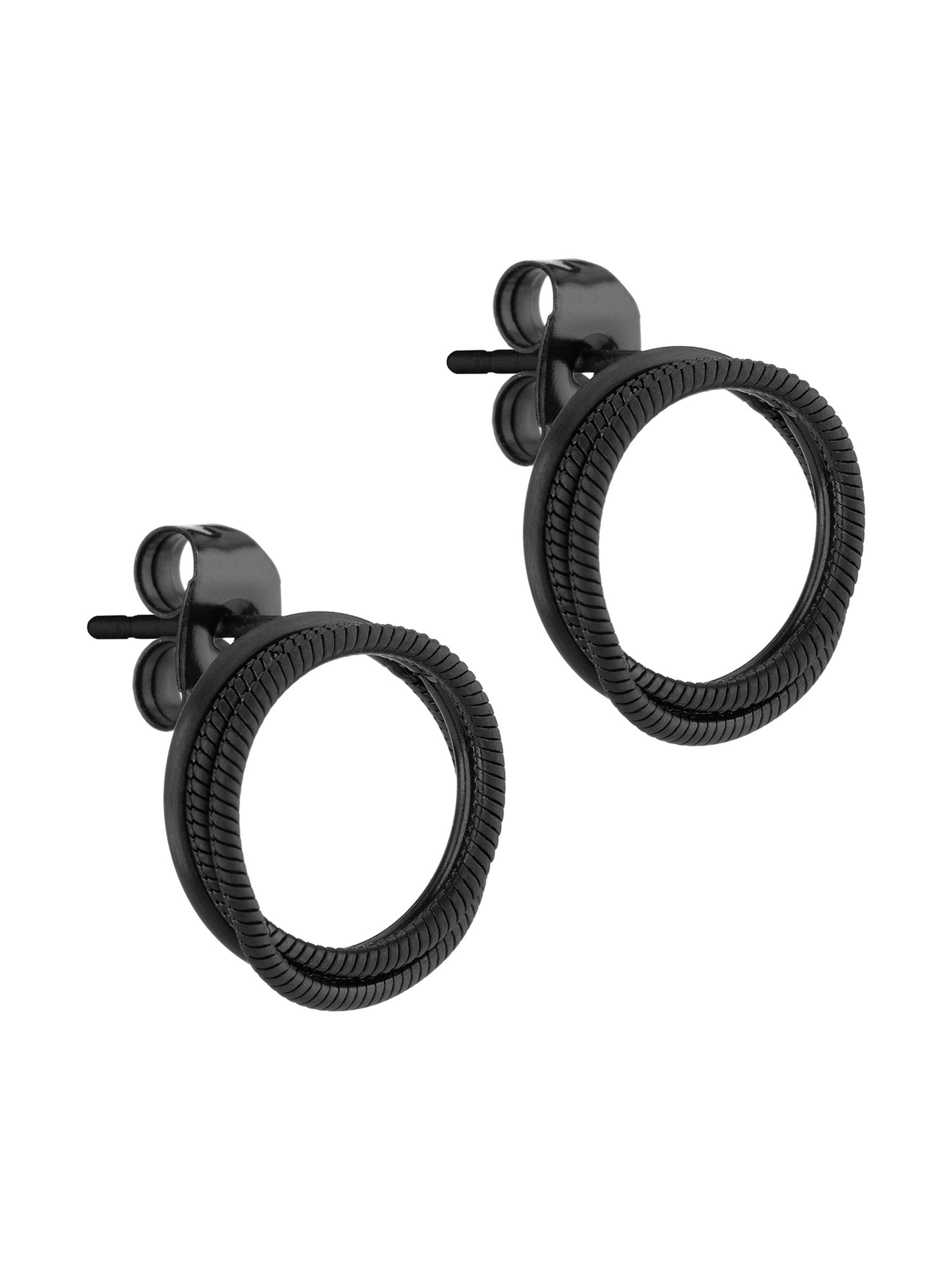 Liebeskind Berlin Oorbellen in Zwart: voorkant