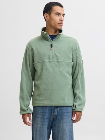 JACK & JONES Trui 'JJALPES' in Groen: voorkant