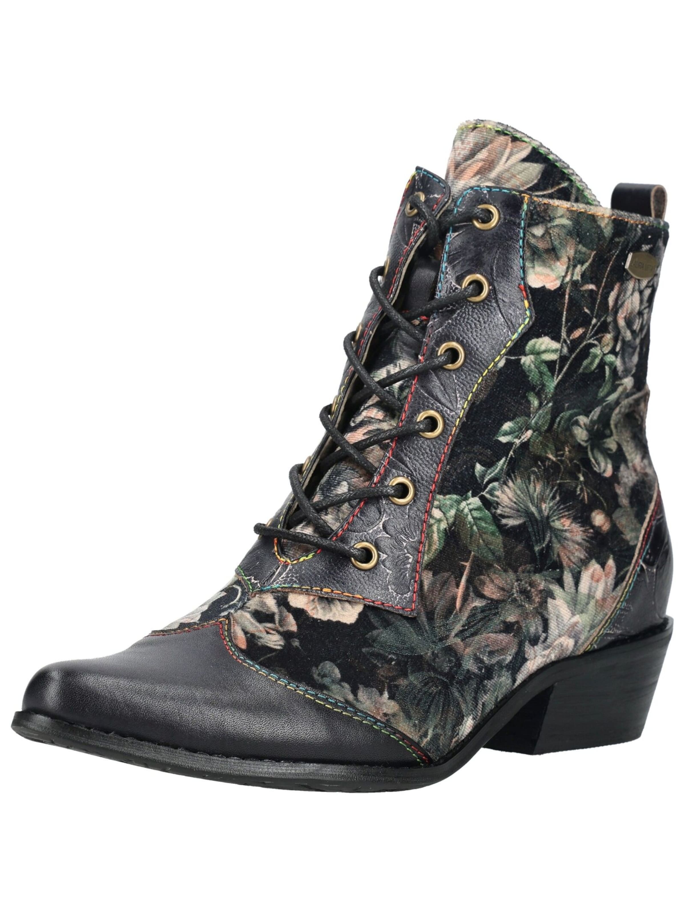 Laura Vita Stiefelette in Schwarz: Vorderseite