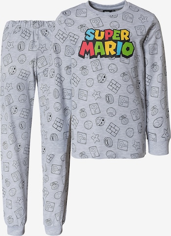 Super Mario Pajamas in Grey: front