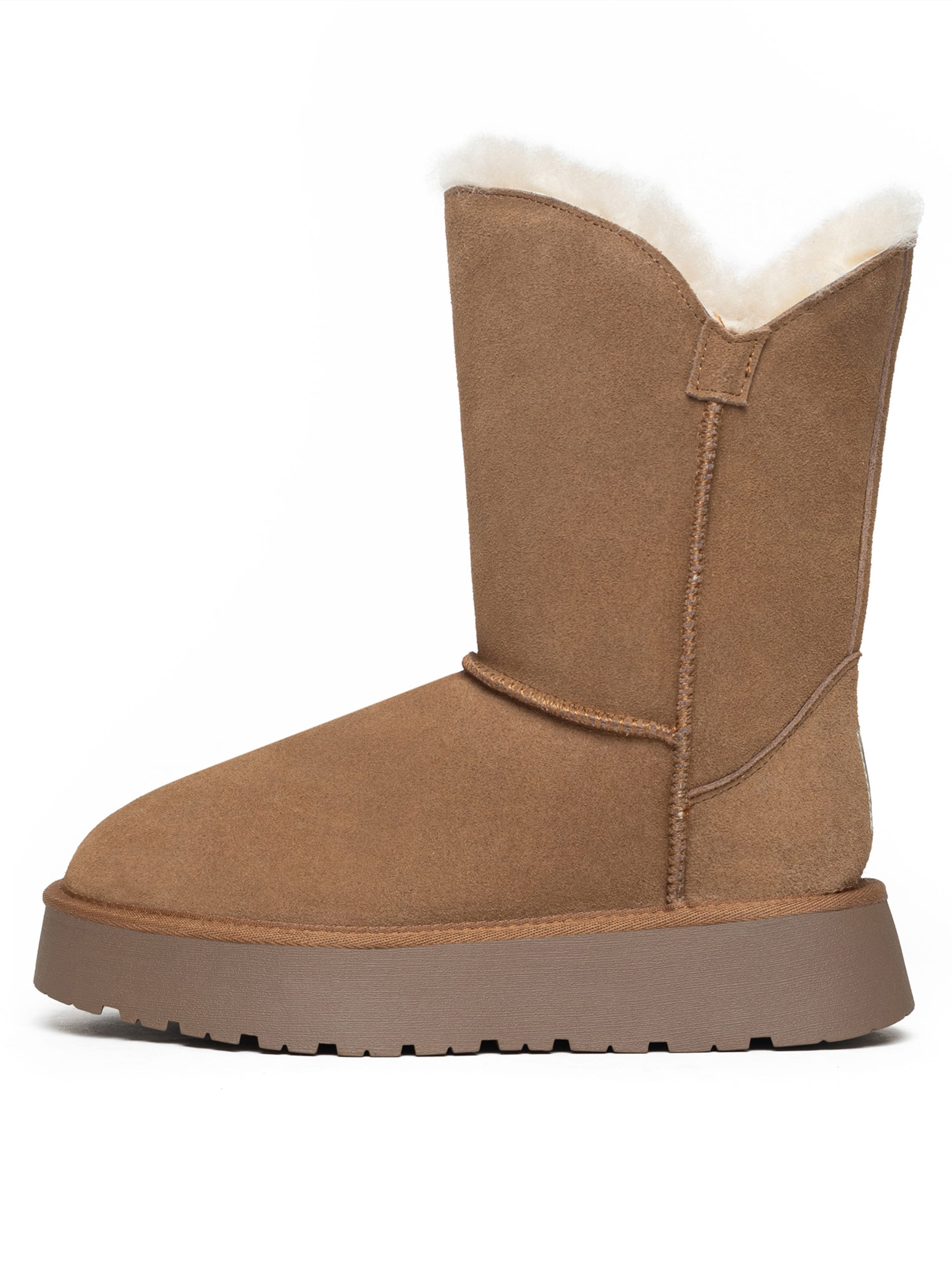 Gooce Боти 'BREEZY' в кафяво / кестеняво кафяво, Преглед на продукта