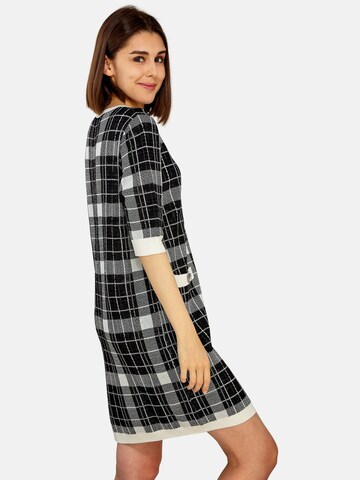 TOOche Dress 'A Scacchi' in Black