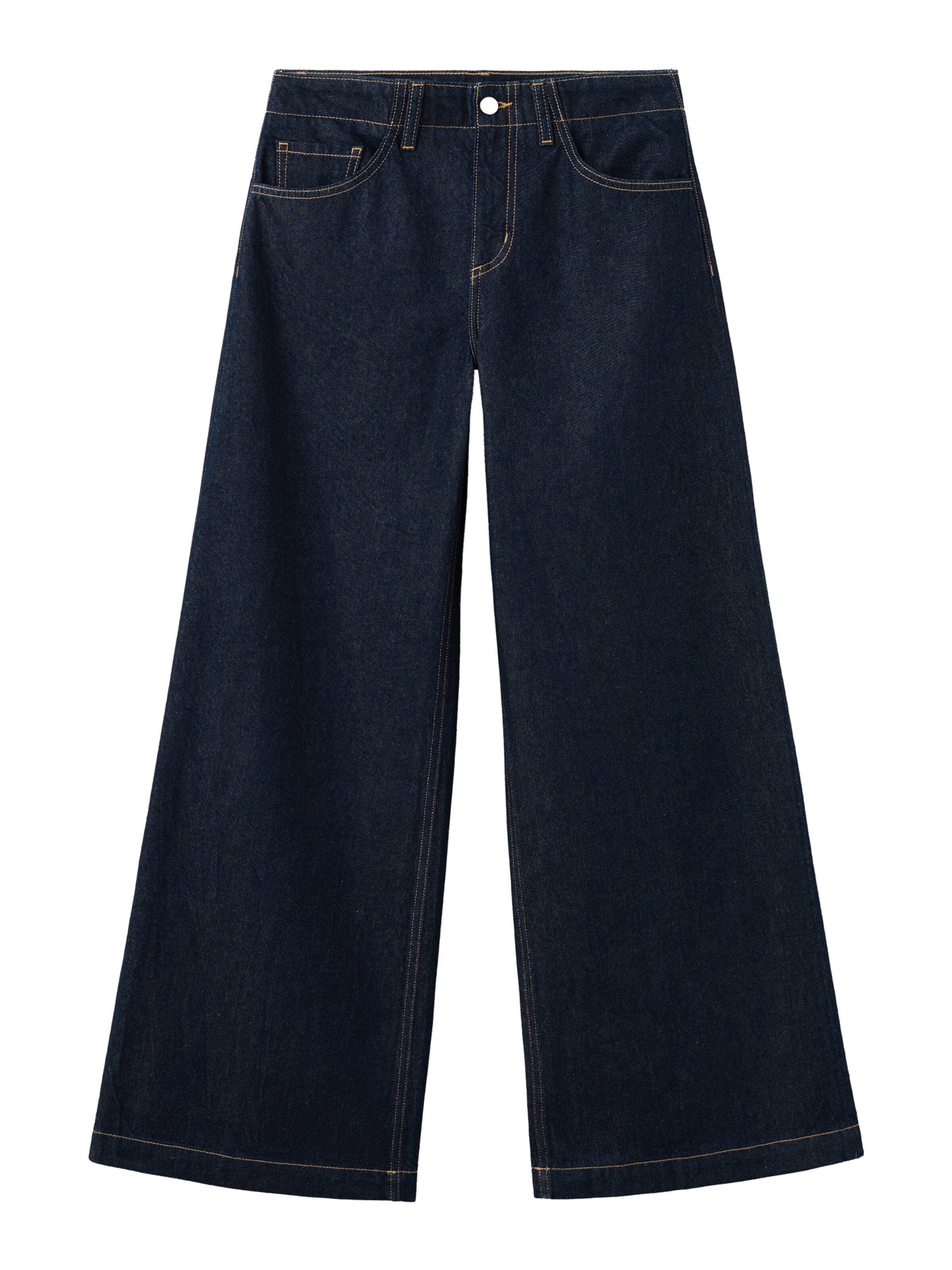 MANGO Wide leg Jeans 'LIA' in Blue: front