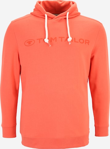 TOM TAILOR Men + - Sweatshirt em laranja: frente