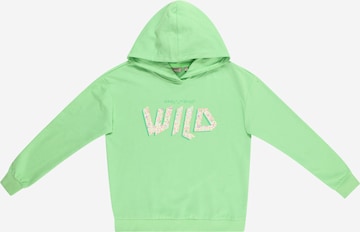 zaļš KIDS ONLY Sportisks džemperis 'MINDY': no priekšpuses