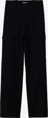 Regular Pantalon cargo Desigual en noir : devant