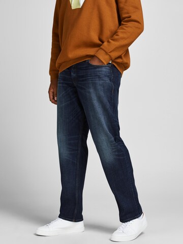 Jack & Jones Plus Regular Jeans 'Mike' in Blue: front