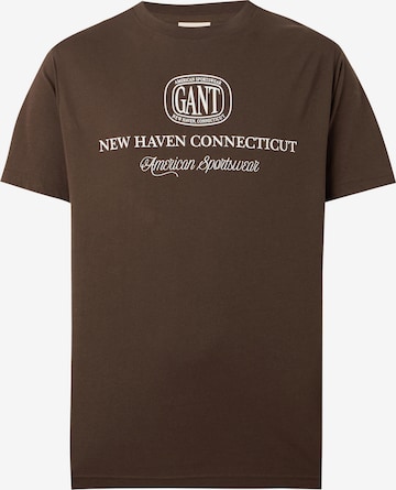 GANT - Camisa em castanho: frente