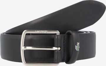 LACOSTE Riem in Zwart: voorkant