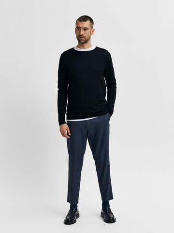 Coupe slim Pantalon chino SELECTED HOMME en bleu