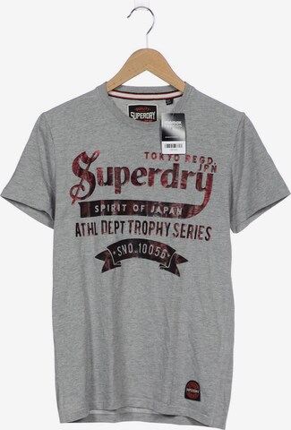 Superdry T-Shirt M in Grau: predná strana