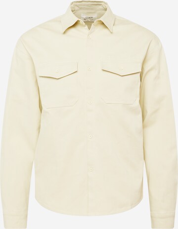 ABOUT YOU x Alvaro Soler Regular fit Skjorta 'Gino' i beige: framsida