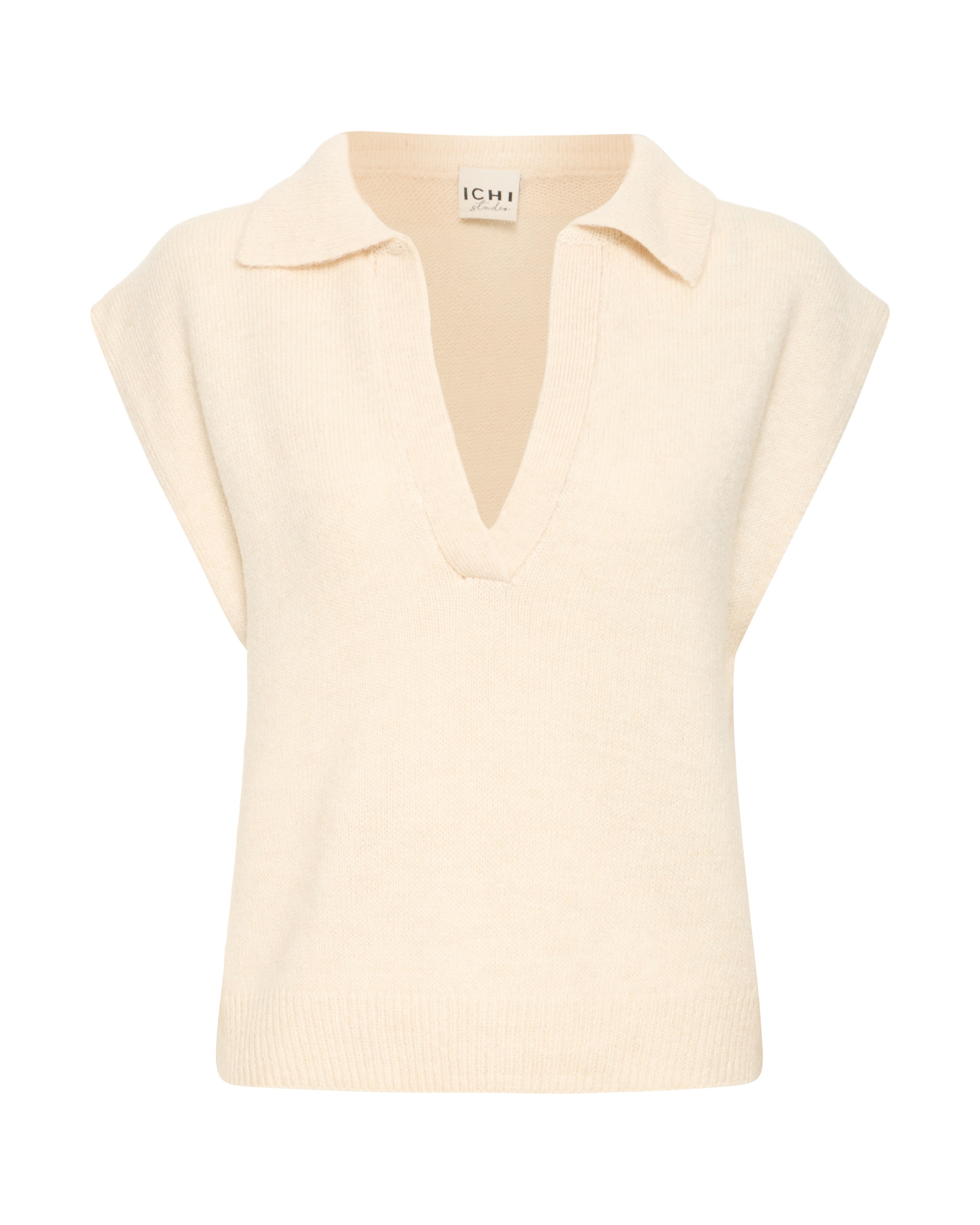 ICHI Pullover 'POVOKE' i L i lysebeige, Produktvisning