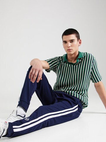Sergio Tacchini Zwężany krój Spodnie 'NEW YOUNG' w kolorze niebieski