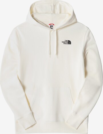 THE NORTH FACE Sweatshirt 'Simple Dome' in White: front