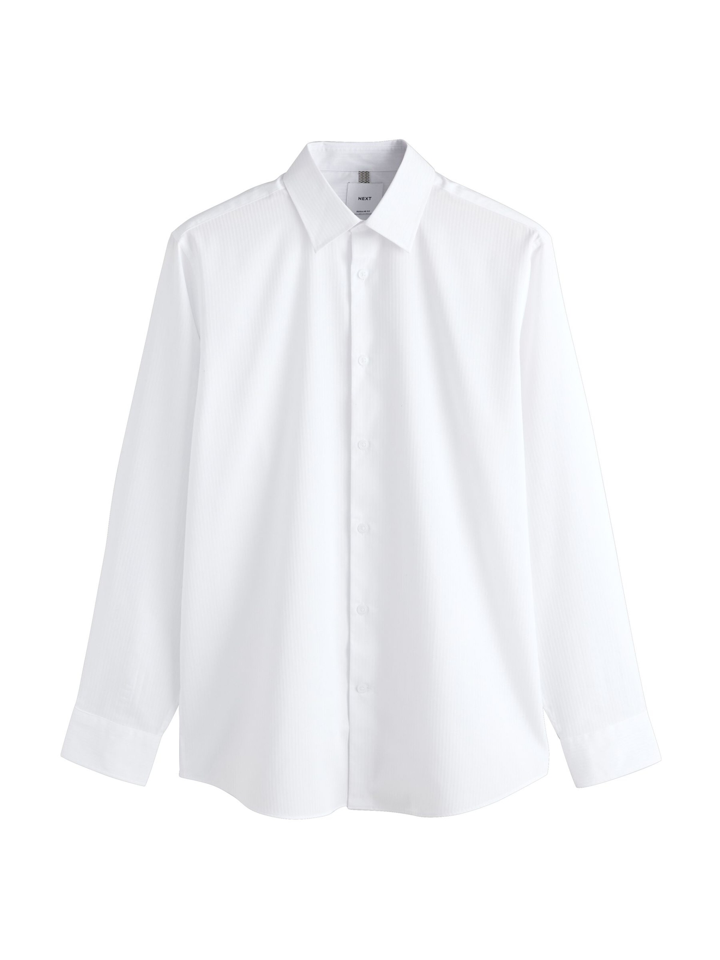 Next Regular Fit Hemd in Weiß: Vorderseite