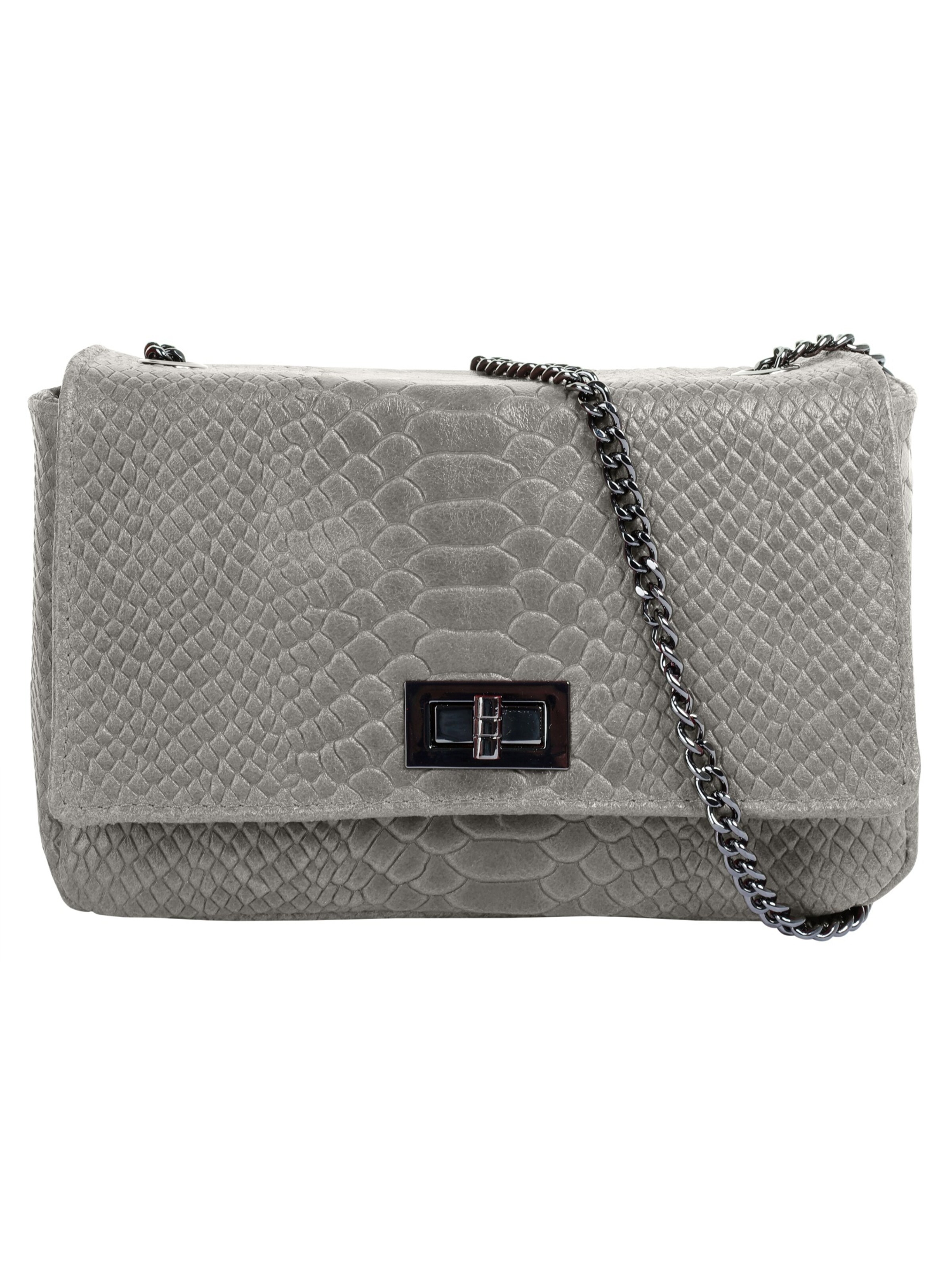Sac à bandoulière Cluty en gris : devant